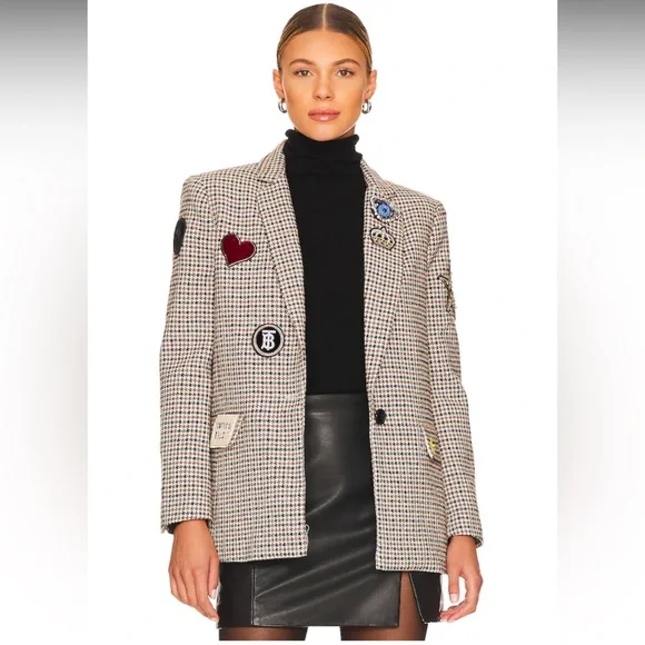Lucky Patches Blazer in Houndstooth
Central Park West - Picture 1 of 15